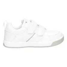 Zapatilla Escolar Blanca Talla 30 31 32 33 Marca Pluma 