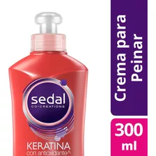 Crema Para Peinar Sedal Keratina Con Antioxidante X 300ml