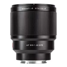 Lente Viltrox 85 Mm F1.8 Mark Ii Stm Para Sony Con Montur...