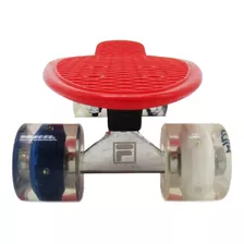 Patineta Fila Penny Roja Llantas Led Classic