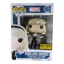 Funko Pop! Marvel Spider - Gwen Unhooded - # 153 - Hot Topic