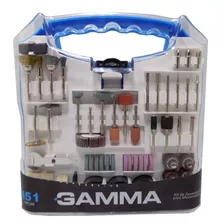 Kit Micro Retifica 151 Acessórios Profissional G19507 Gamma