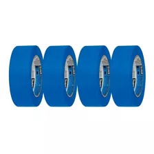 4 Rolos Fita Crepe Scotch Blue 48mmx50m Blue Tape 3m