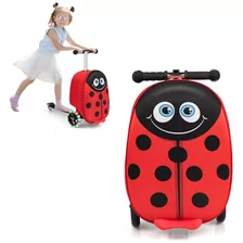 Goplus Maleta Con Patinete 2 En 1 Para Niños