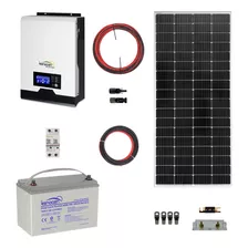 Kit Solar Inversor Cargador 1kw / 2kw 800wh Día Mppt Renogen