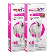 Bravecto Antipulga Carrapato Combo 2un Cães De 40a56kg