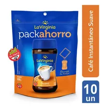 La Virginia Cafe Instantaneo Suave Espuma Doypack 100gr 10un