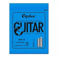 Cuerdas Para Guitarra Eléctrica Orphee Rx15 09-42