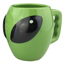 Taza De Café, 3d Space Universe Ufo Con Forma De Alienígena