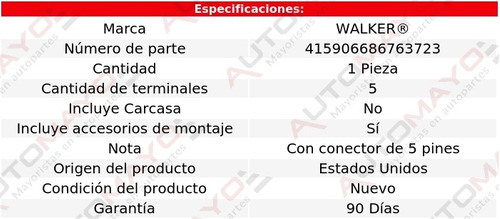 1-sensor Masa De Aire Walker I30 3.0l V6 Infiniti 00-01 Foto 6