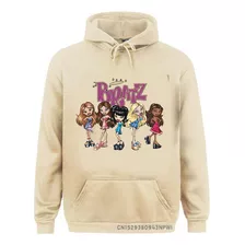 Sudadera Con Capucha Bratz Con Estampado Kawaii Para Hombre