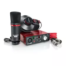 Set Grabación Focusrite Scarlett Solo Studio 3ra Gen Usb Kit