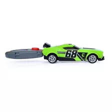 Carro Hot Wheels Com Chave Lançador Verde - Fun Divirta-se