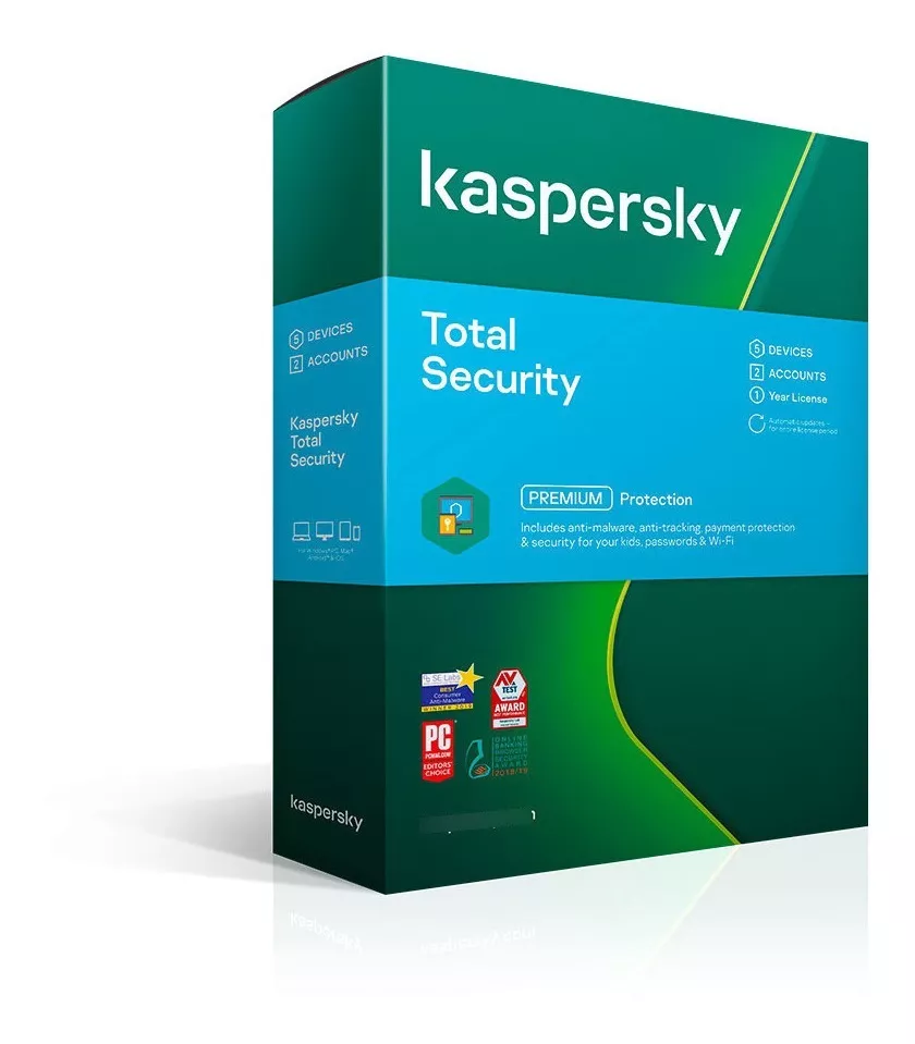 Licencia Kaspersky Total Security 3 Dispositivos 1 Año