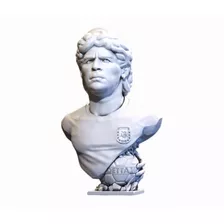 Busto Figura Diego Armando Maradona Impreso En 3d - Detta3d