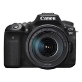 Canon Eos Kit 90d + Lente 18-135mm Is Usm Dslr Color  Negro