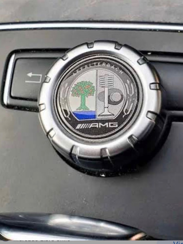 Emblema Mercedes Benz Joystick Control Central 3 Cm Foto 7