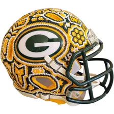 Casco Arte Huichol Green Bay Packers Mostaza