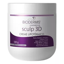 Sculp 3d Creme Redutor De Medida Flacidez Celulite Biodermis