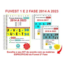 Kit Fuvest 1 E 2 Fase Humanas + Gabarito Comentado