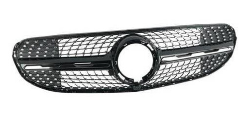 Chrome Diamond Grill Front Bumper For Mercedes-benz Glc- Td1 Foto 3