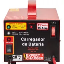 Carregador Bateria 12 V 10 Amp Automático C/ Reativador