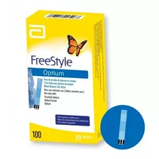 Fitas Para Medir Glicose Freestyle Optium Com 100