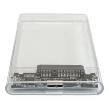 Case Externo Usb 3.0 Para Hd Sata 2.5 Transparente Portátil