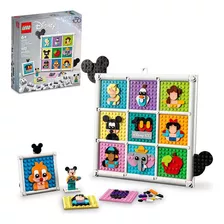 Kit De Construcción Lego Disney 100 Años De Iconos De La Animación 43221 3+