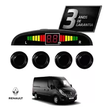 Sensor De Ré Estacionamento Preto Renault Master 2018 2019