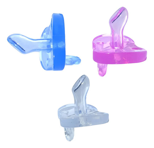 Kit 2 Chupetas Recém Nascido 100% Silicone Menino E Menina