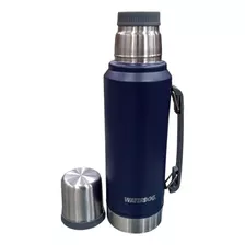 Termo Waterdog Ombu 1000 De Acero Inoxidable 1l Azul In