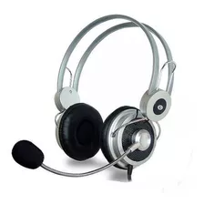 Fone De Ouvido On-ear Gamer Infokit Hm-610mv Cinza