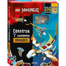 Livro Lego Ninjago Construa E Customize: Dragões