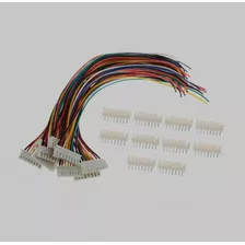 Conector Jst Xh 9 Vias Passo 2,54mm 26awg ( 10 Pares)