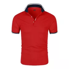 Playera De Hombre Solapa Camisa Polo Tenis Deportivo Casual