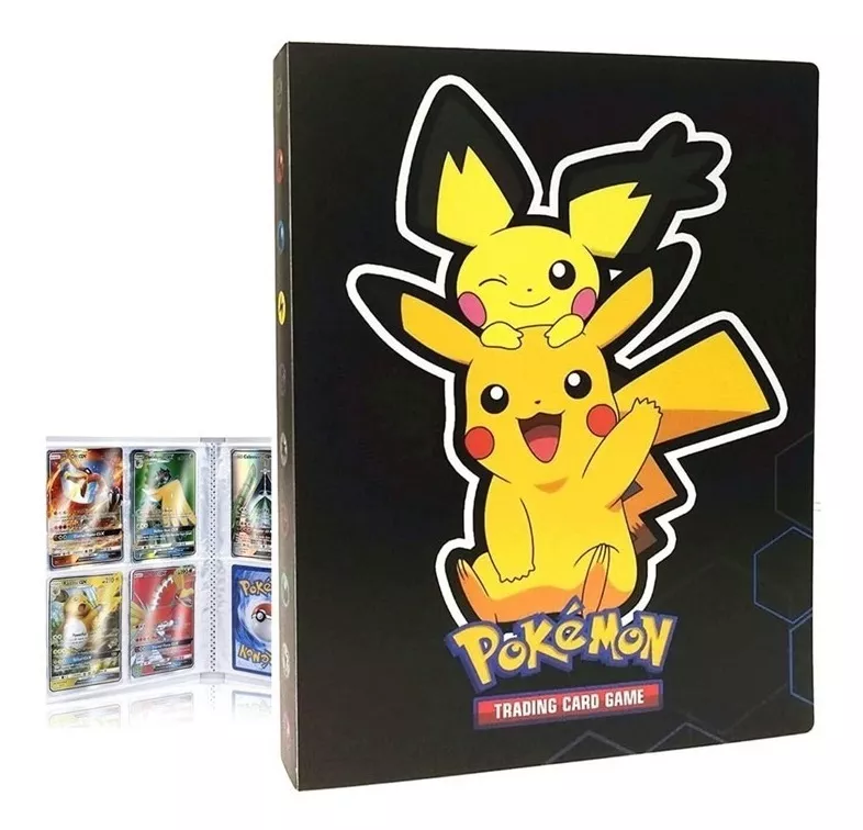 Album Cartas Pokemon 240 Uni Carpeta Pikachu Charizard Etc