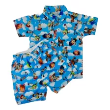 Conjunto Mauricinho Toy Story Luxo Casual Festa Envio Ja