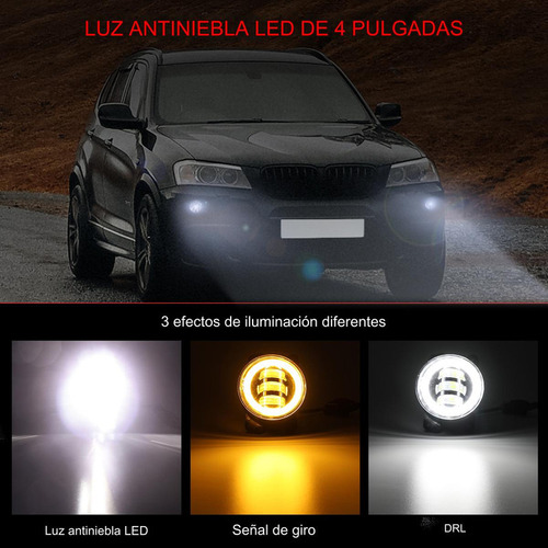 Luz De Conduccin Led De 4 Pulgadas Para Hummer H2 H3t 05-10 Foto 2