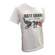 Camisa Camiseta - Jiu Jitsu Arte Suave Black Belt - Branca