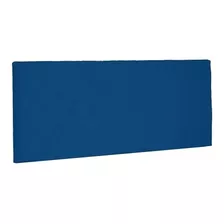 Cabeceira Painel Dubai Cama Box Casal 140 Cm Suede Azul