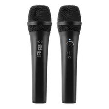 Irig Mic Hd2 Microfono De Condensador Digital Usb Lightning Color Negro