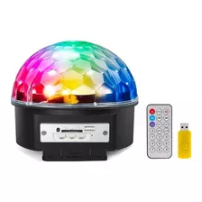 Bola De Luces Colores Parlante Bluetooth Audio + Pendrive 