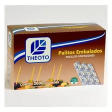 Palito De Dente Embalado 2.000 Unidades