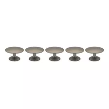 Set X5 Tiradores De Metal Para Mueble Boton 88140