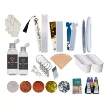 Kit Joyería Para Resina Epoxi Emprendedor Cristal 