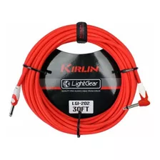 Cable Para Instrumento 6 Mts. Rojo Kirlin