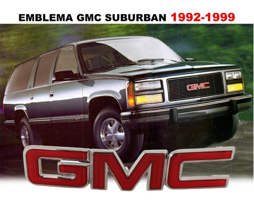 Emblema Parrilla Gmc Suburban 1992-1999. Foto 2