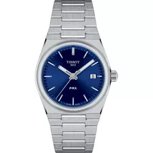 Tissot Prx 35mm Watch With Blue Dial And Stainless Steel 