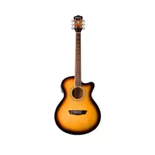 Guitarra Electroacústica Washburn Ea15 Atb Mini Jumbo Cuo